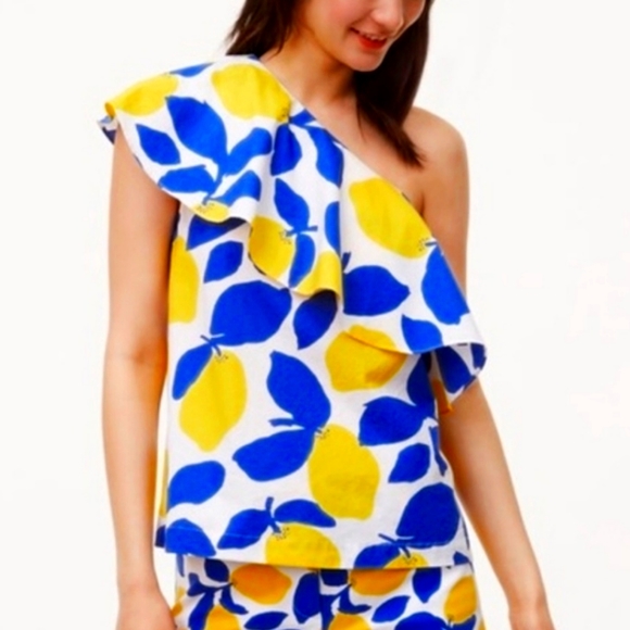 LOFT Tops - Loft lemon print top